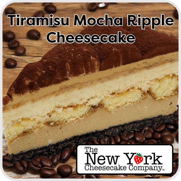 Tiramisu Mocha Ripple Cheesecake