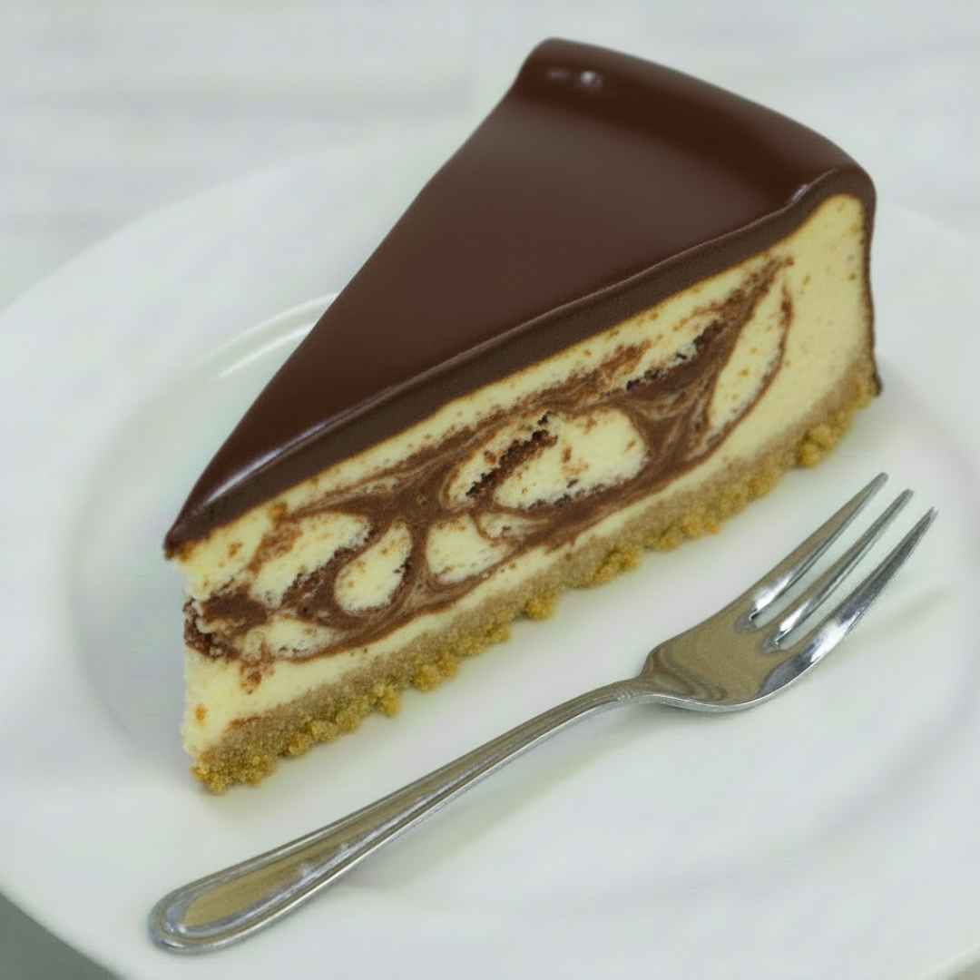 Swirl Around the World Cheesecake