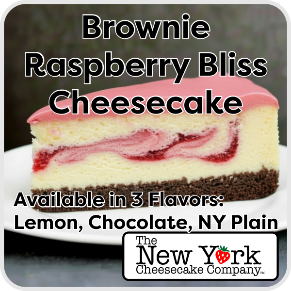 Brownie Raspberry Bliss Cheesecake