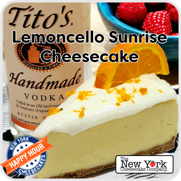 Lemoncello Sunrise Cheesecake