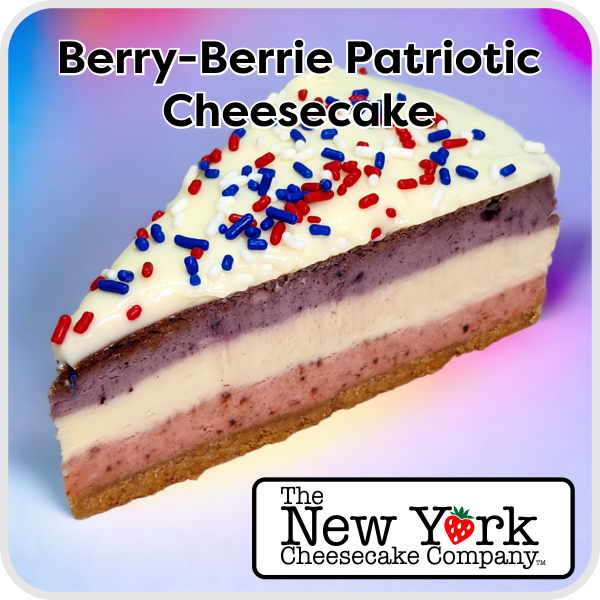 Berry-Berrie Patriotic Cheesecake