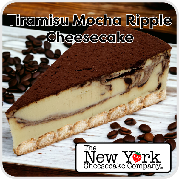 Tiramisu Mocha Ripple Cheesecake