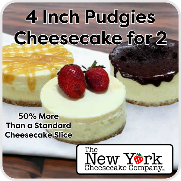 THE SAMPLER!  4 Inch Personal Cheesecake (4 Pack)